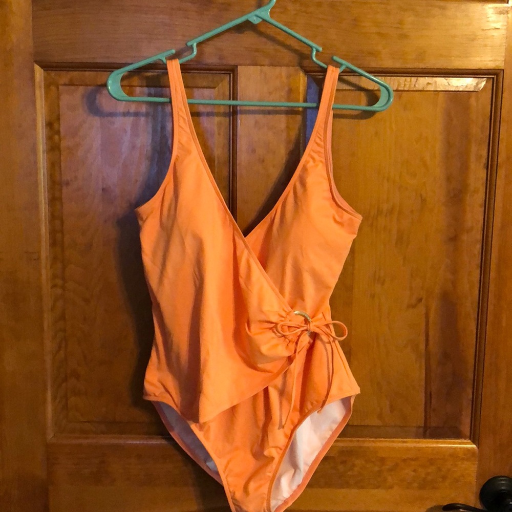 Lauren Ralph Lauren One Piece Swimsuit Size 14-EUC